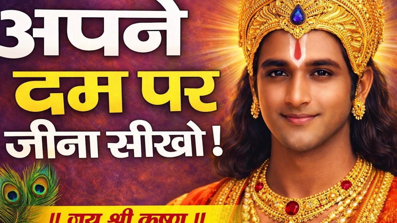अपने दम पर जीना सीखो | Shree Krishna Motivation Speech | Geeta Saar | @bhagwat_geeta_katha