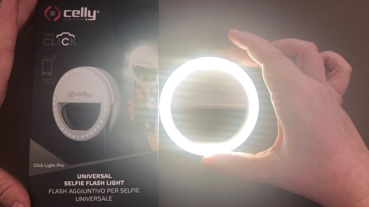 SELFIE LIGHT RING / СЕЛФИ КОЛЬЦО  ДЛЯ ТЕЛЕФОНА / CELLY UNIVERSAL SELFIE FLASH LIGHT
