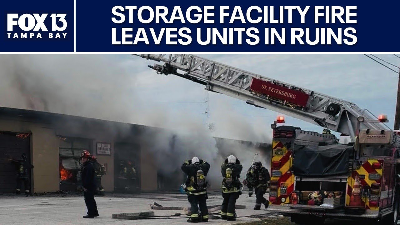 Tenants lose belongings in St. Pete storage facility fire