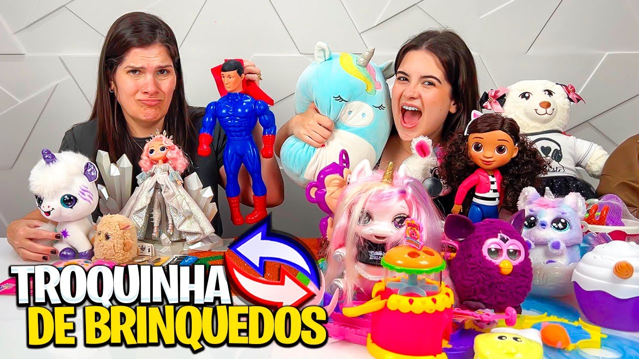 TROCA DE BRINQUEDOS NOVOS E USADOS * A ESPERTINHA SE DEU MAL