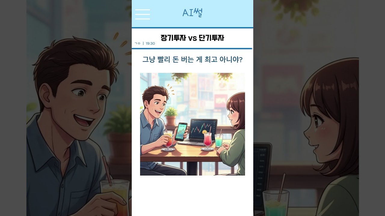 장기투자vs단기투자#주식투자 #투자팁 #장기투자 #단기투자 #주식초보 #금융공부 #재테크 #돈버는법 #코스피 #주식공부