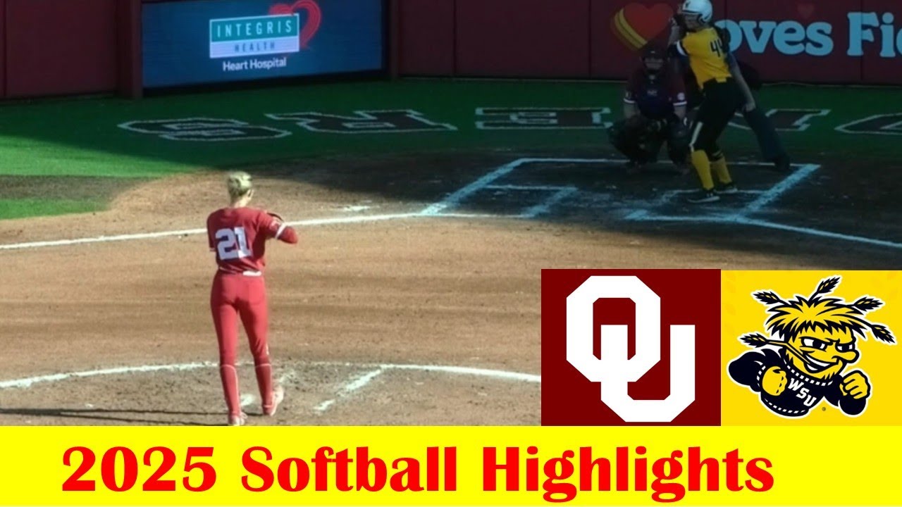 Wichita State vs #2 Oklahoma Softball Game Highlights 2 23 2025