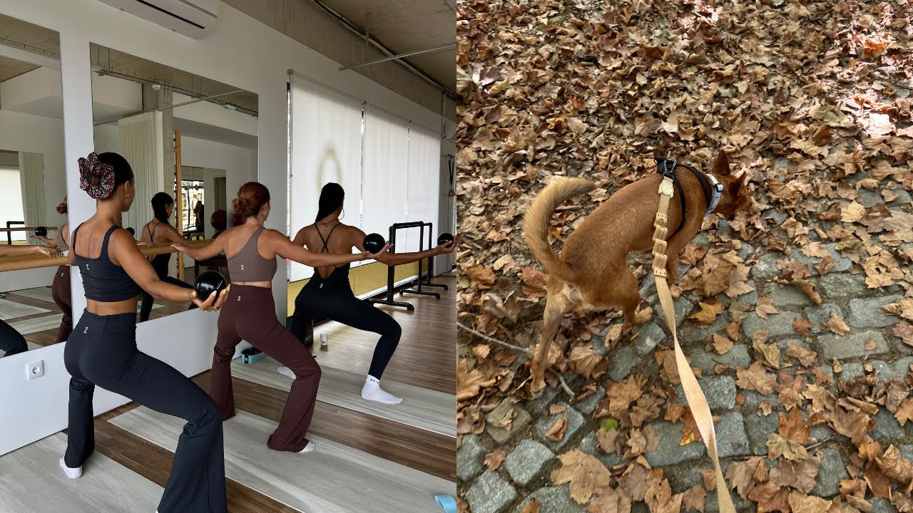 trying barre for the first time + fall vibes