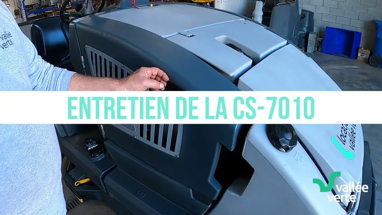 Nilfisk CS-7010: L' Entretien Régulier d'une autorécureuse (Location Vallee Verte)