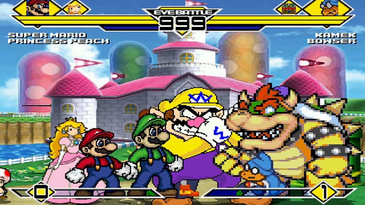 Nintendo Party 4v4 Patch MUGEN 1.0 Battle!!!
