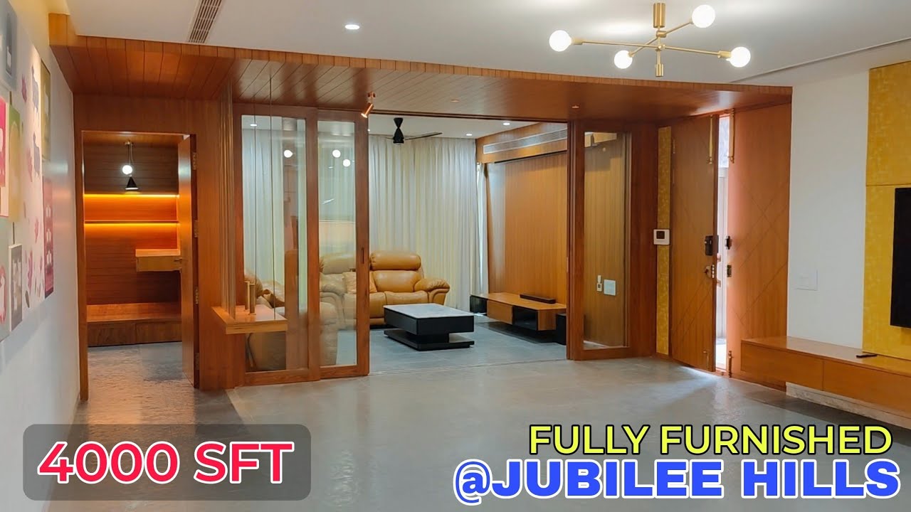 JUBILEE HILLS 4000 SFT FULLY FURNISHED FLAT FOR SALE HYDERABAD ELIP PROPERTY #flat #interior #sale