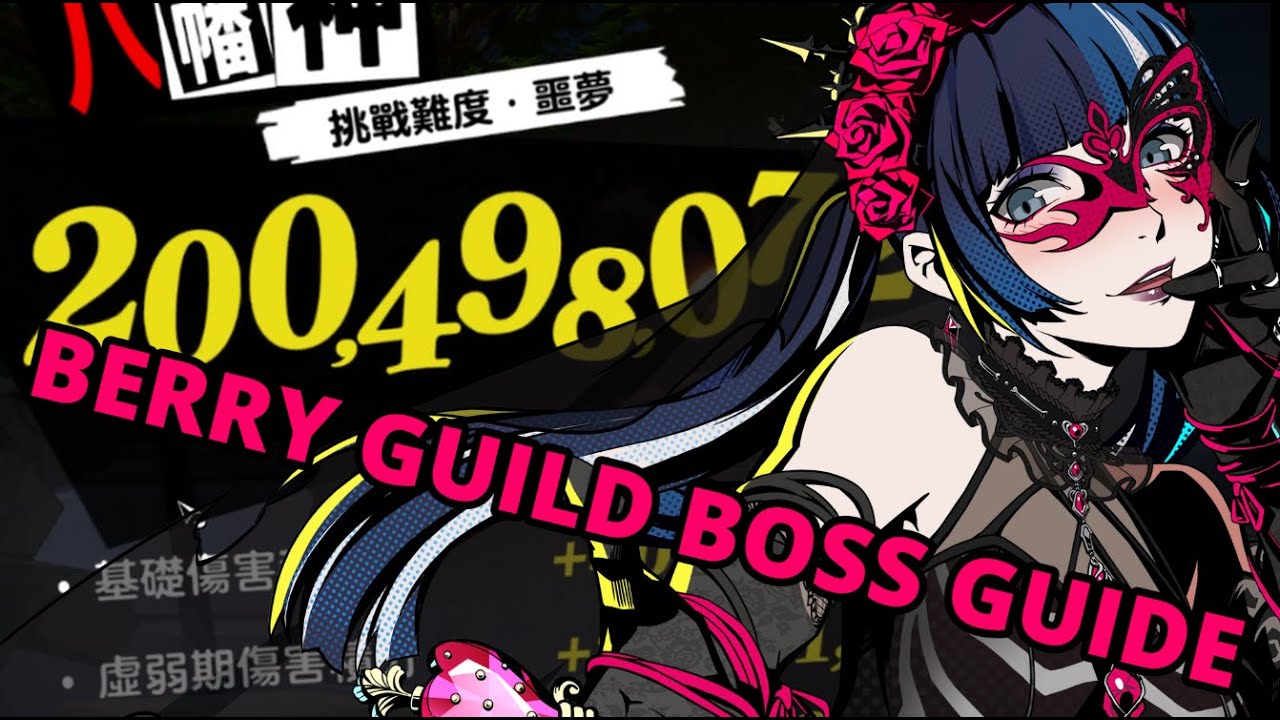 TW BERRY GUILD BOSS GUIDE WITH F2P TEAM!!!!