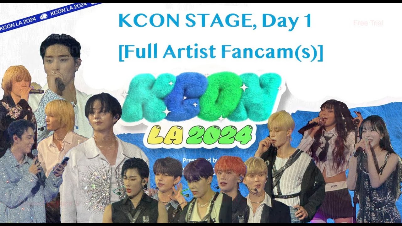 240726 [KCON LA 2024, Day 1] KCON STAGE (Full Artist) Fancam