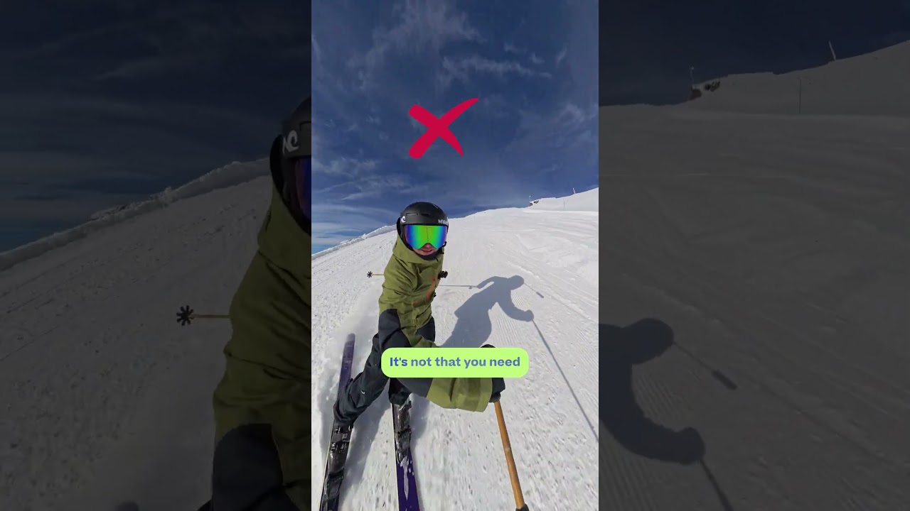 Beginner Ski Mistakes and how to Fix them - 1. Turning Your Body