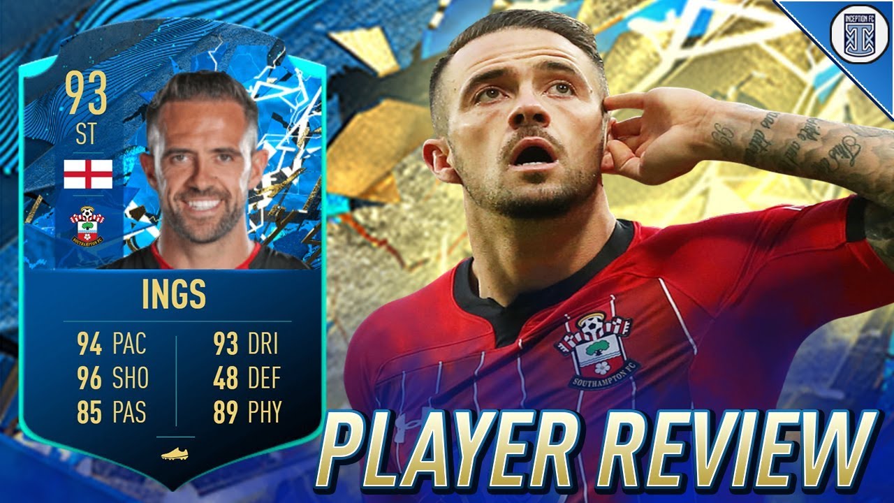 93 TEAM OF THE SEASON MOMENTS INGS PLAYER REVIEW! TOTSSF DANNY INGS - FIFA 20 ULTIMATE TEAM