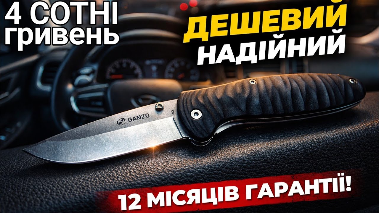Ніж складаний Ganzo G6252-BK чорний