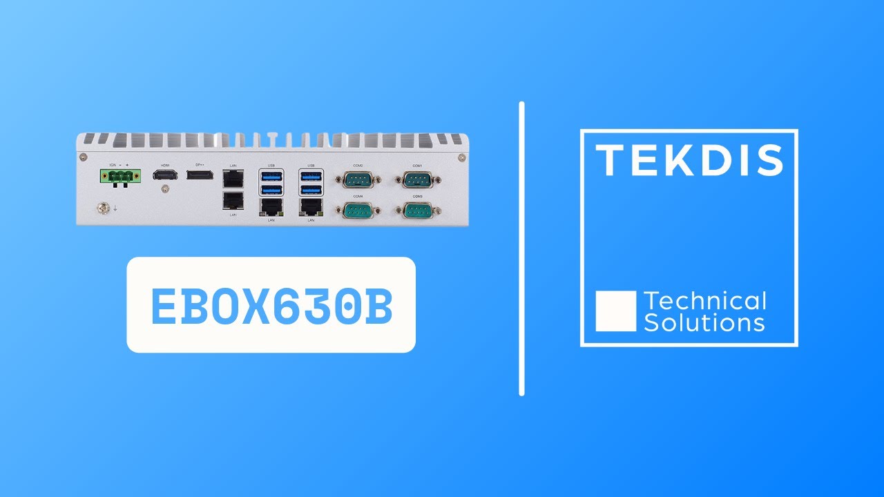 Axiomtek eBOX630B Fanless Embedded AI System | TEKDIS LLC