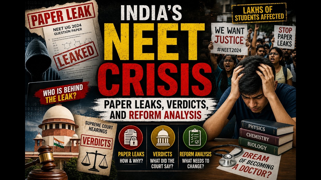 India&rsquo;s NEET Crisis Explained  Paper Leak Scandal 😳