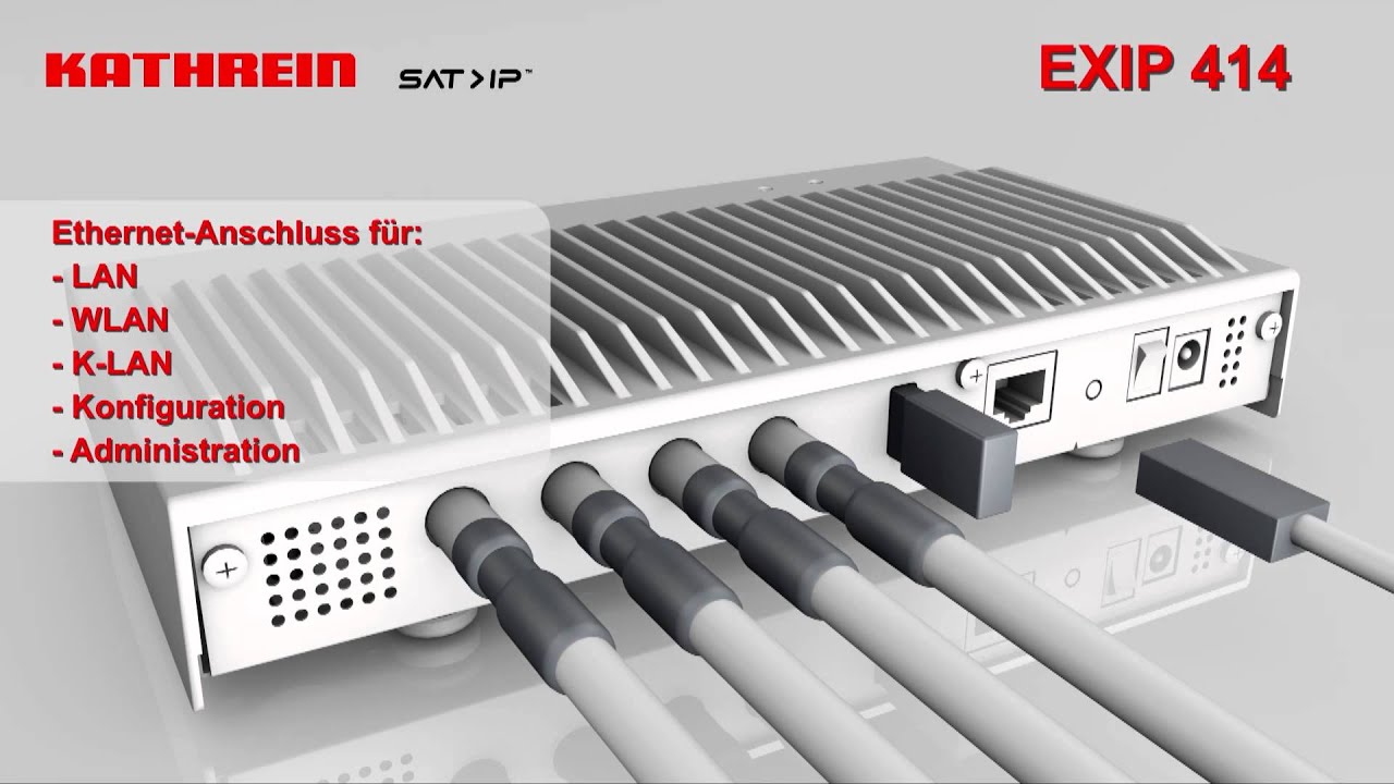 Animation: SAT-IP mit EXIP 414