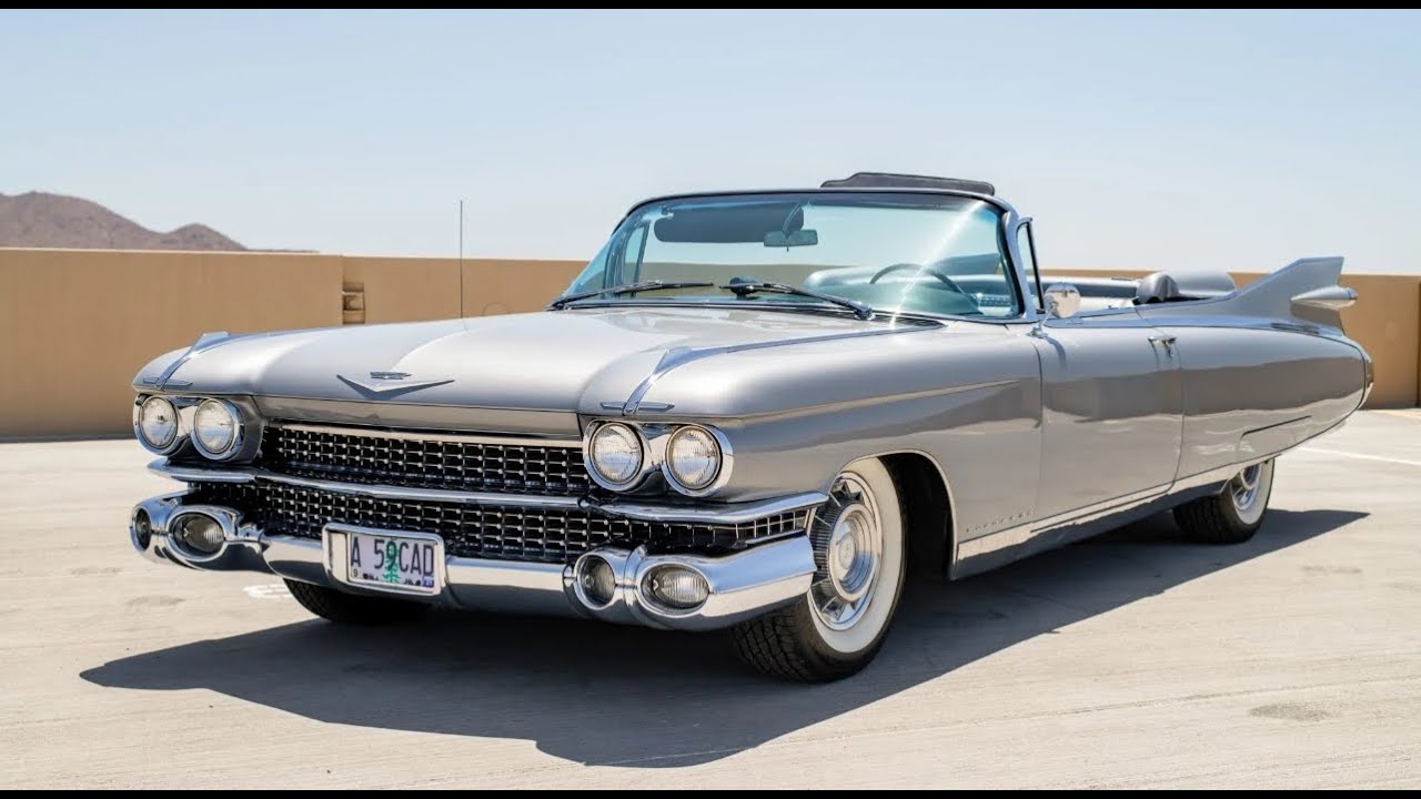 1959 Cadillac Eldorado Biarritz – Triple-Carb 390 V8, Classic Drop-Top Luxury