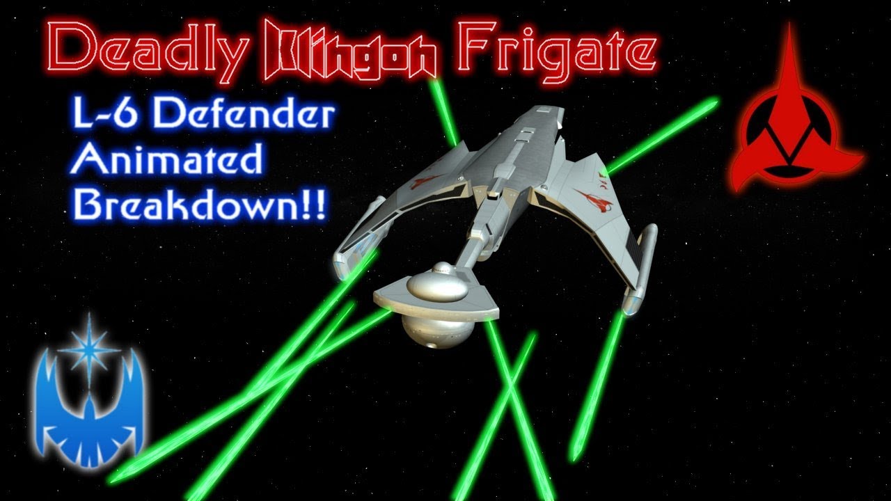 Most Dangerous Classic Klingon Frigate! The L6 Defender Class!!