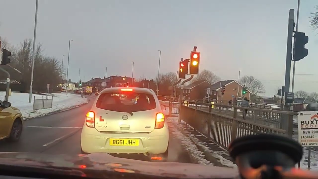 Icy commute- Middleton Leeds
