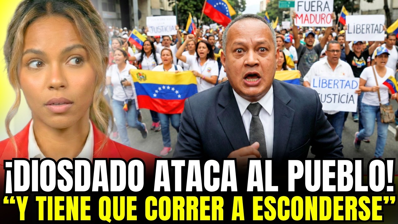 💥¡ÚLTIMA HORA!💥 DIOSDADO ESTÁ ATRINCHERADO Y MUERTO DE MIEDO: VENEZUELA SE LEVANTA Y CONTRAATACA
