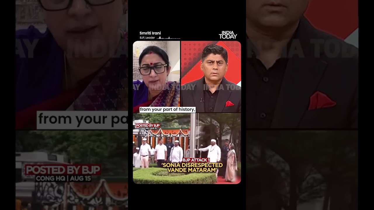 Smriti Irani Questions Congress On Nehru, Jinnah & Religious Freedom In Exclusive Interview