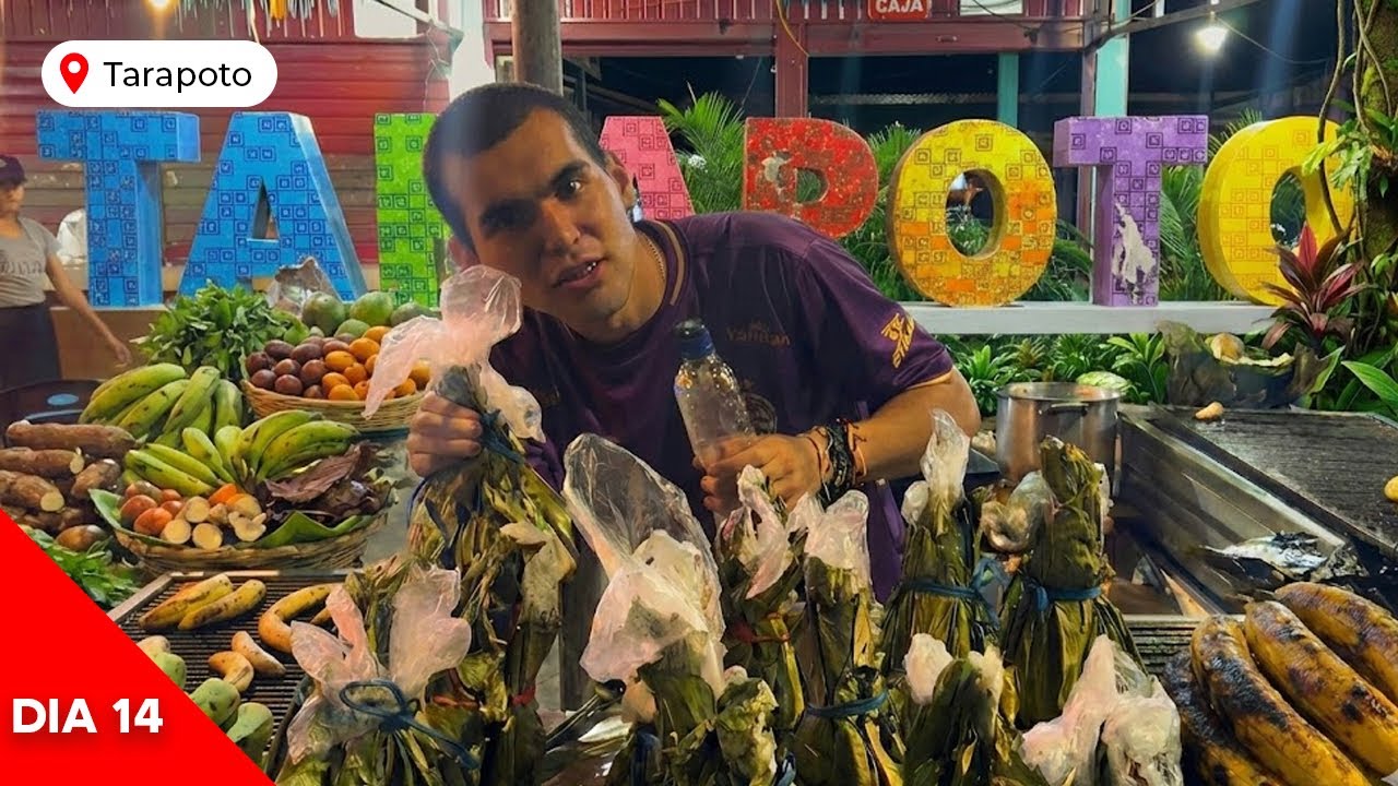 La comida callejera de la selva🌴 día 14 dando la vuelta al Perú
