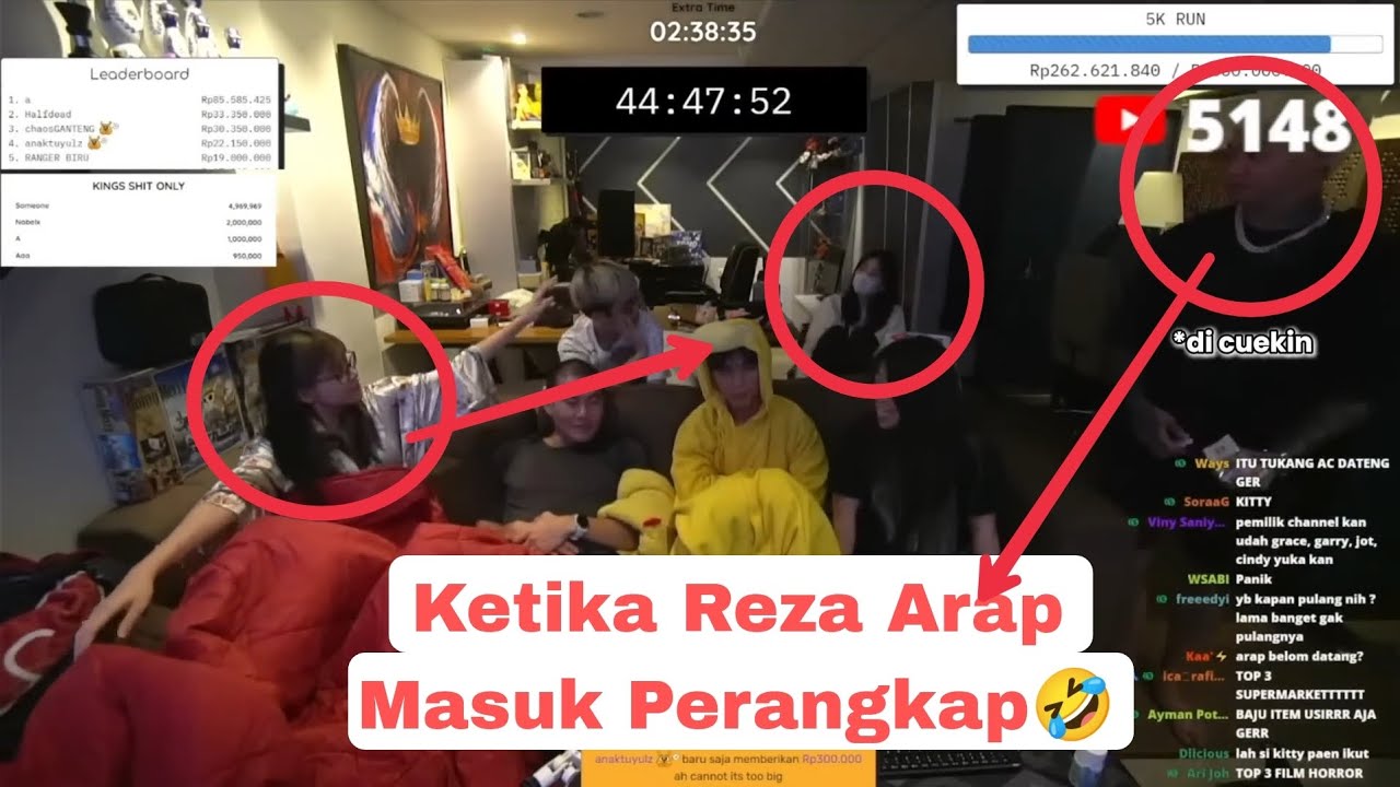 Mediashare di pake Prank Arap w @christychriselle - Momen Kocak Di Live Stream @ybrap