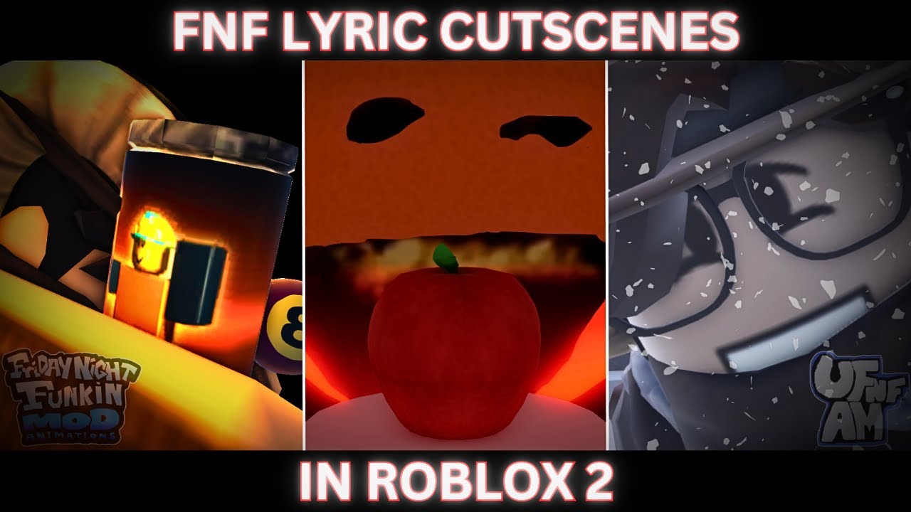 FNF LYRIC CUTSCENES IN ROBLOX 2