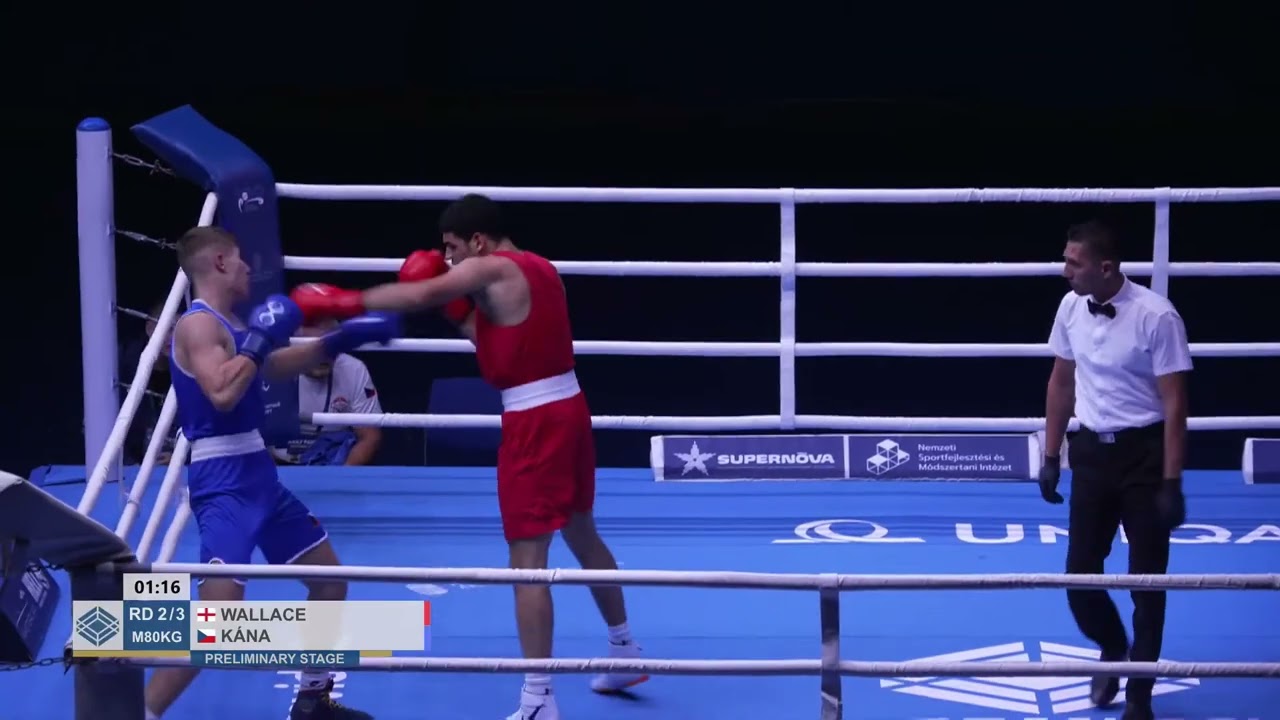 Bobby Wallace (ENG) vs. Adam Kána (CZE) European U23 Championships 2025 (80kg)