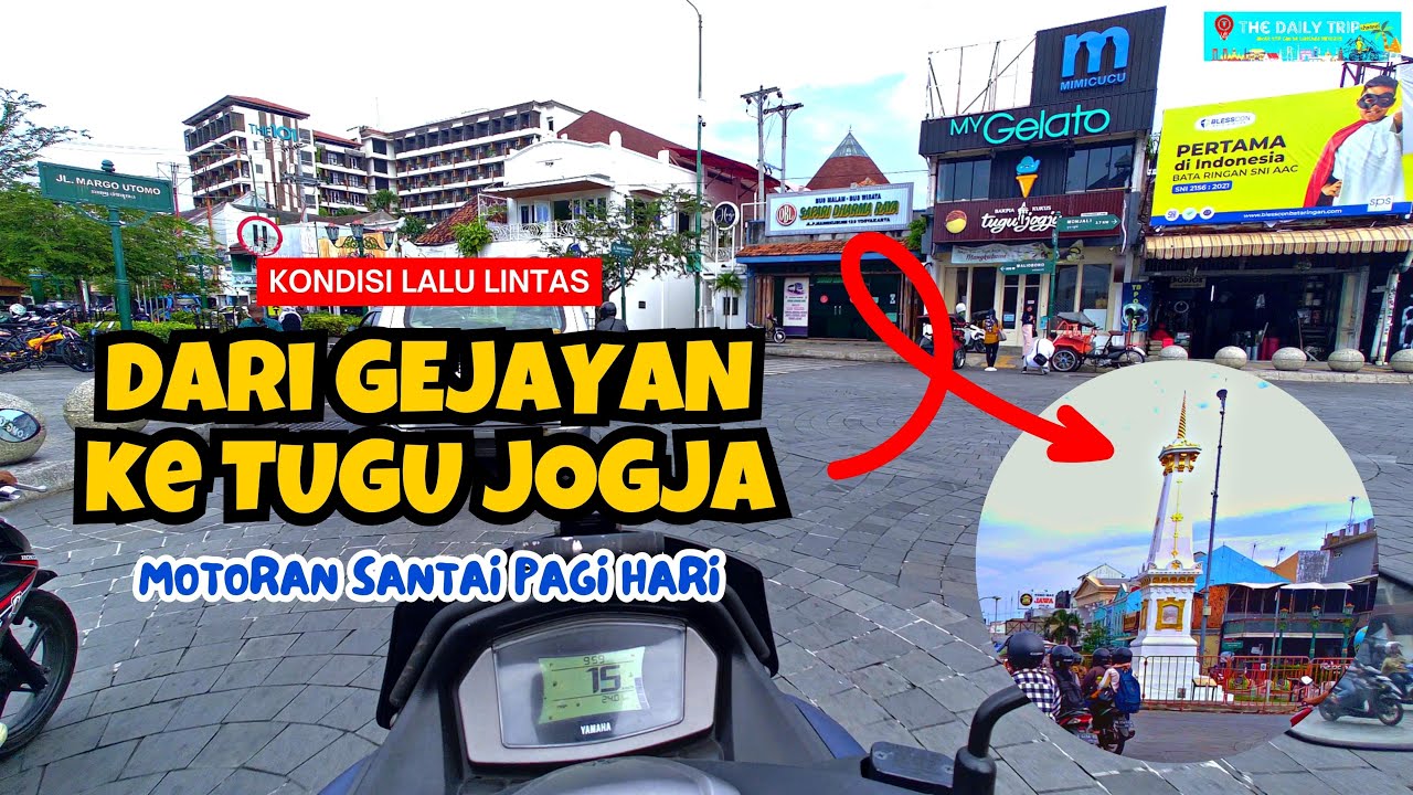 Suasana PAGI dari GEJAYAN Melalui Jalan COLOMBO ke TUGU JOGJA Terbaru 2023