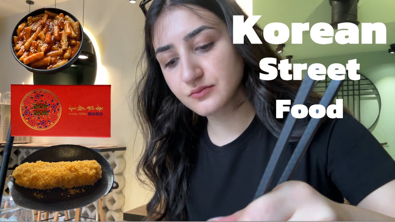 Daily vlog | Trying Korean street food for the first time! ♡ unpacking gifts from China!