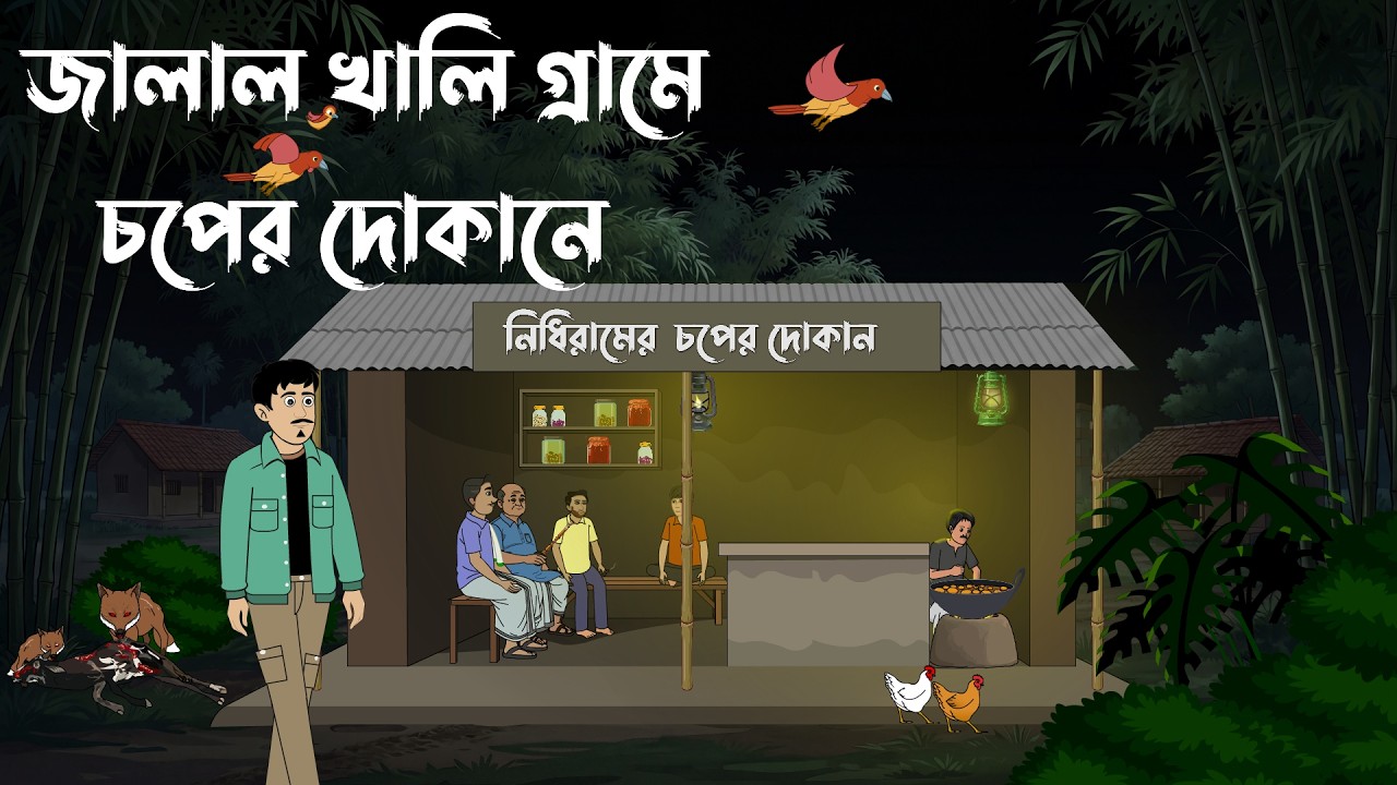 জালালখালি গ্রামে চপের  দোকানে | বিলের পাড়ের বটগাছ |  ভূতের গল্প | Scary Ghost Story in Bangla |