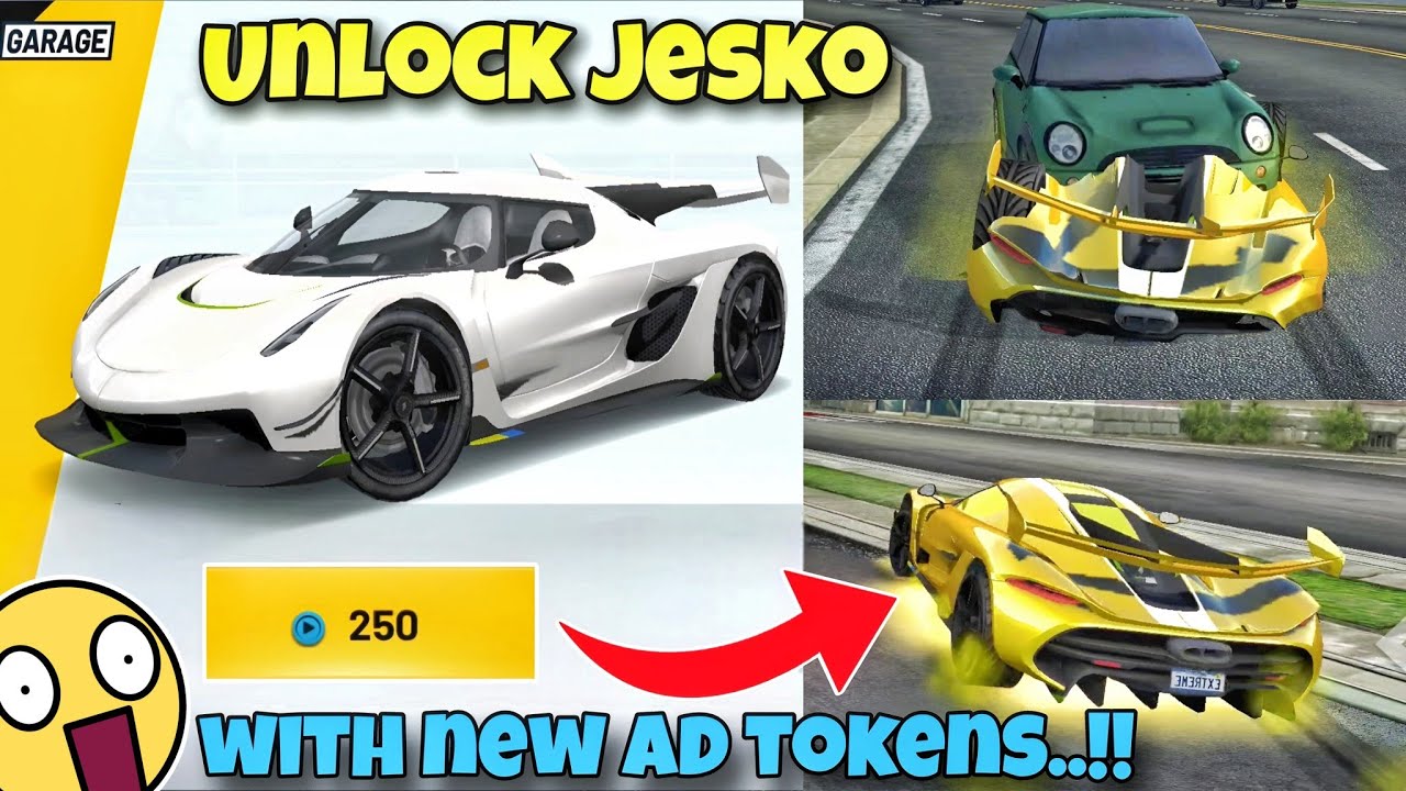 Разблокируйте Koenigsegg Jesko с помощью новых рекламных токенов😱||Экстремальный симулятор вожден...