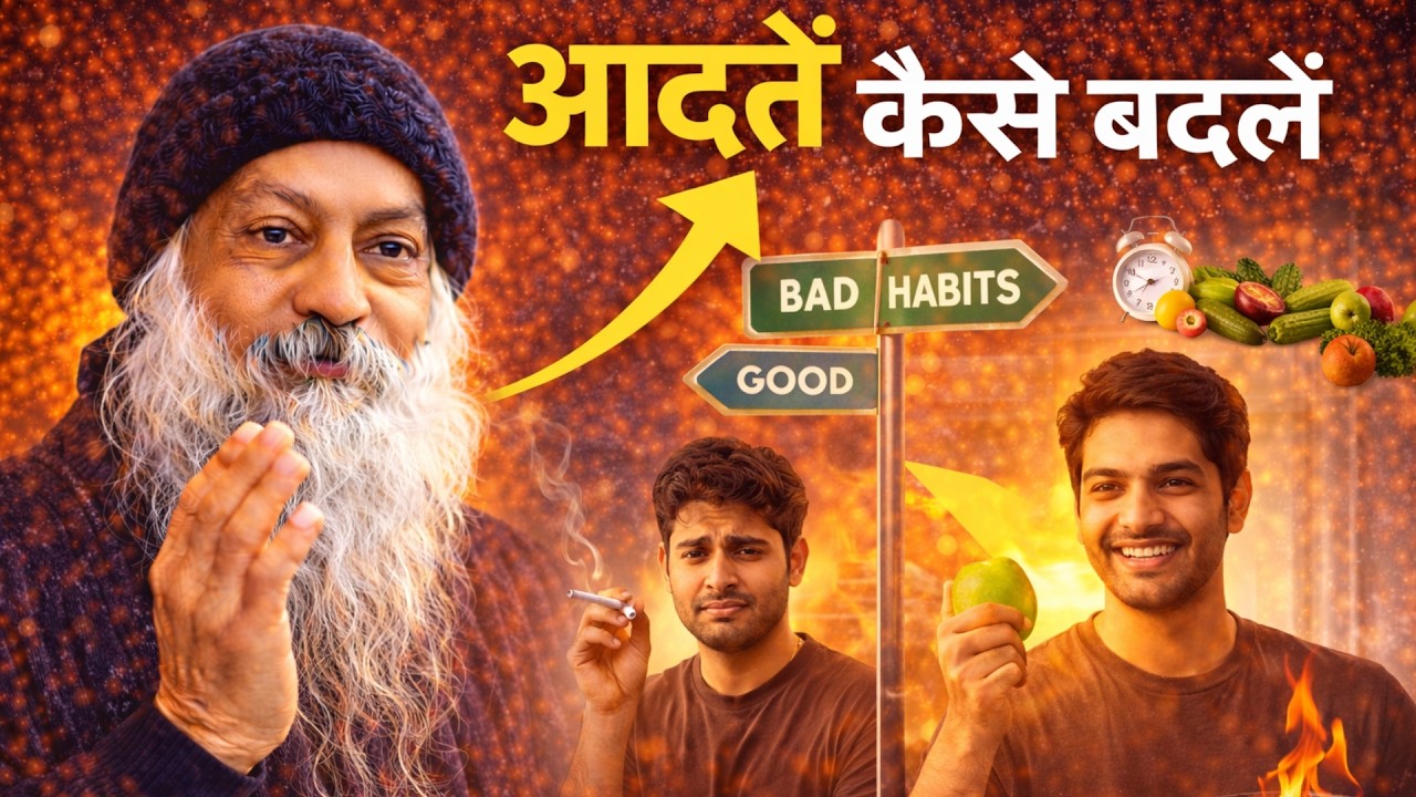 आदतें कैसे बदलें -  osho motivational speech in hindi,OSHO HINDI SPEECH,OSHO MEDITATION#OSHO