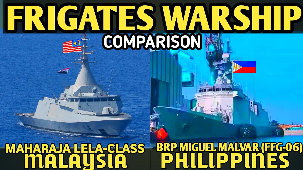 BRP MIGUEL MALVAR (FFO6) VS MAHARAJA LELA-CLASS FRIGATE | FRIGATES COMPARISON | WARSHIP COMPARISON