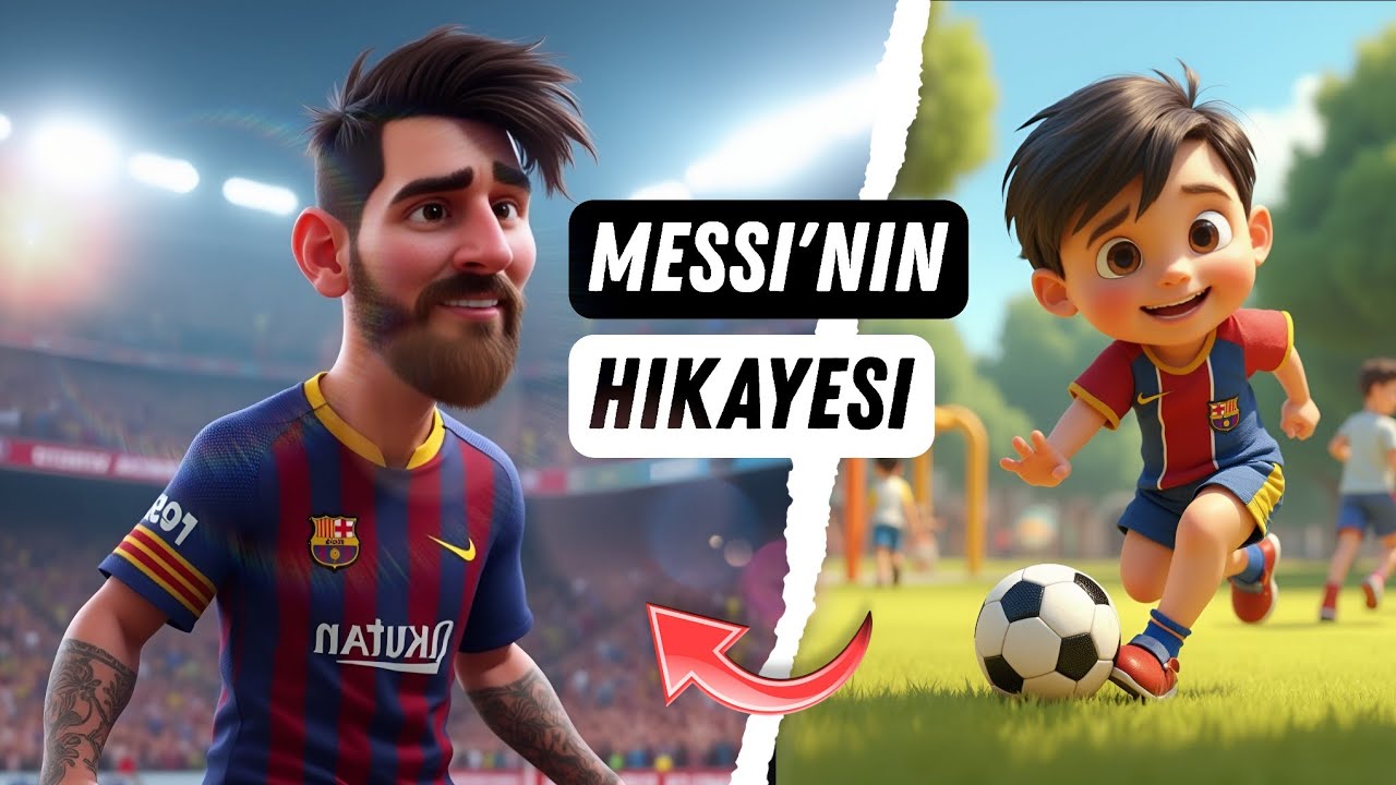Messi'nin Hayatı: &Ccedil;ocukluktan Futbol Efsanesine | 3D Animasyon