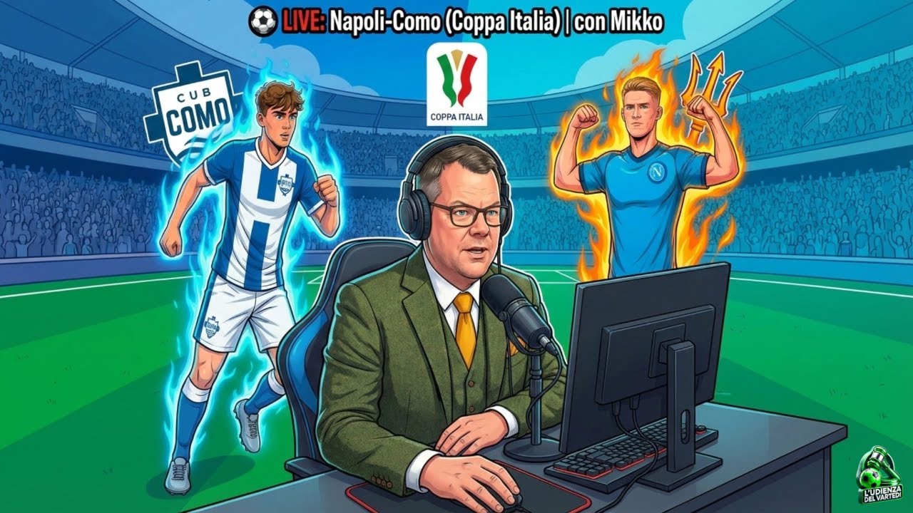 ⚽ LIVE: Napoli-Como (Coppa Italia) | con Mikko