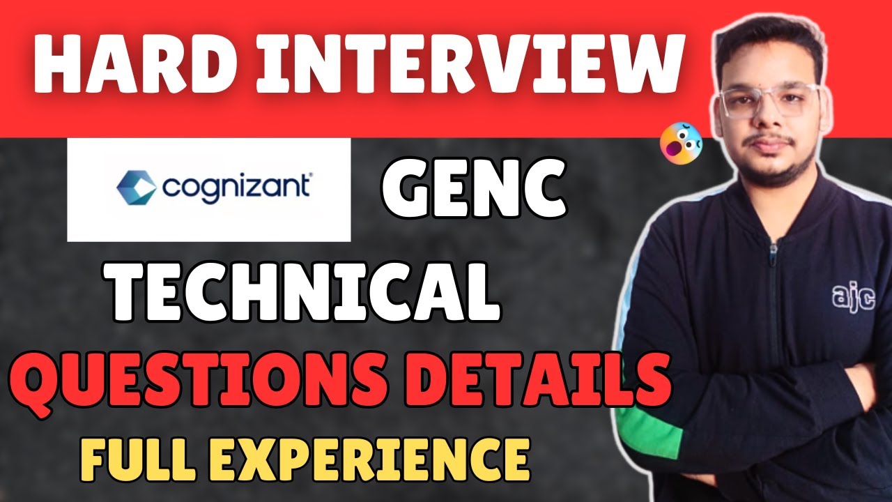 Hard Cognizant GenC Interview Experience 2025 🔥