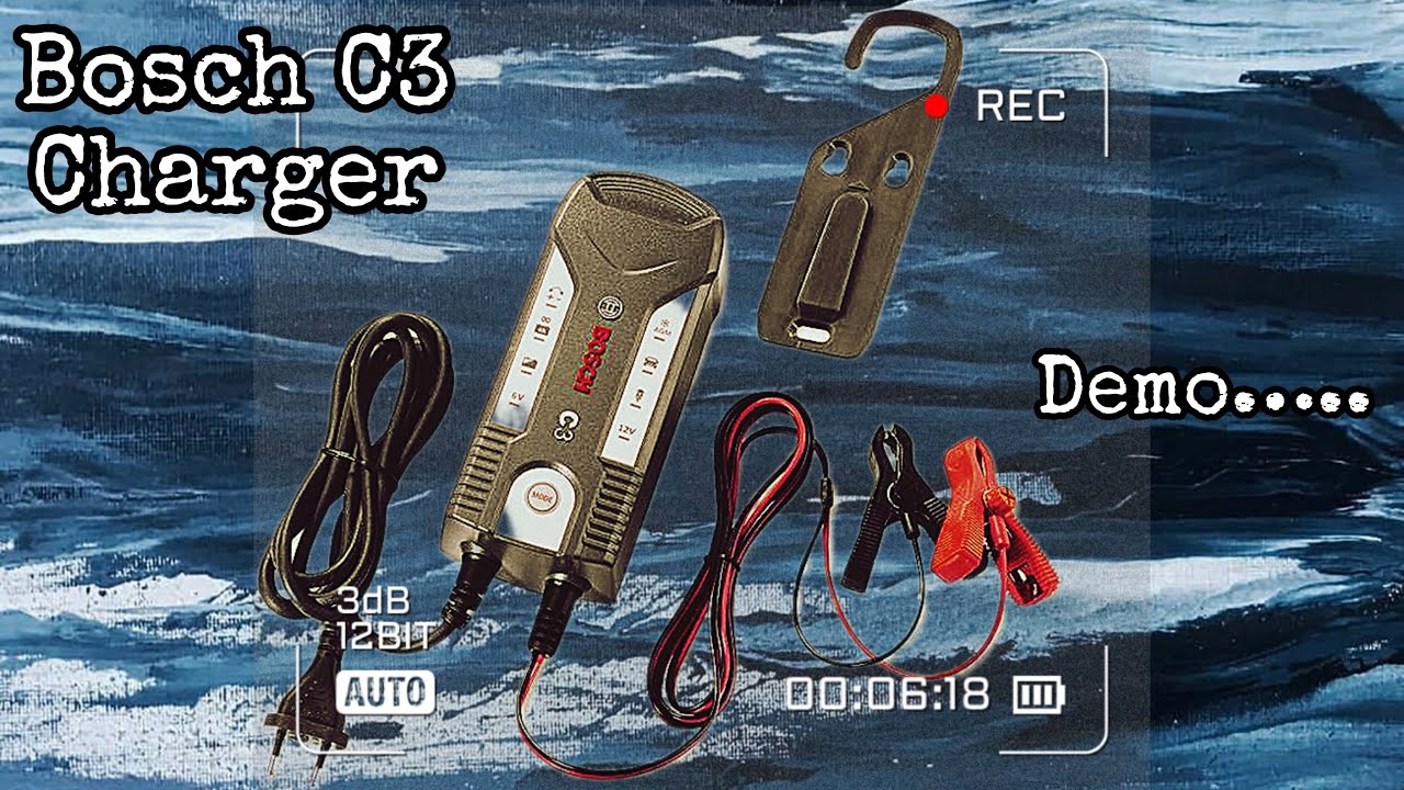 Portable Car Battery Charger || Best online Purchase || BOSCH C3 Charger Demo