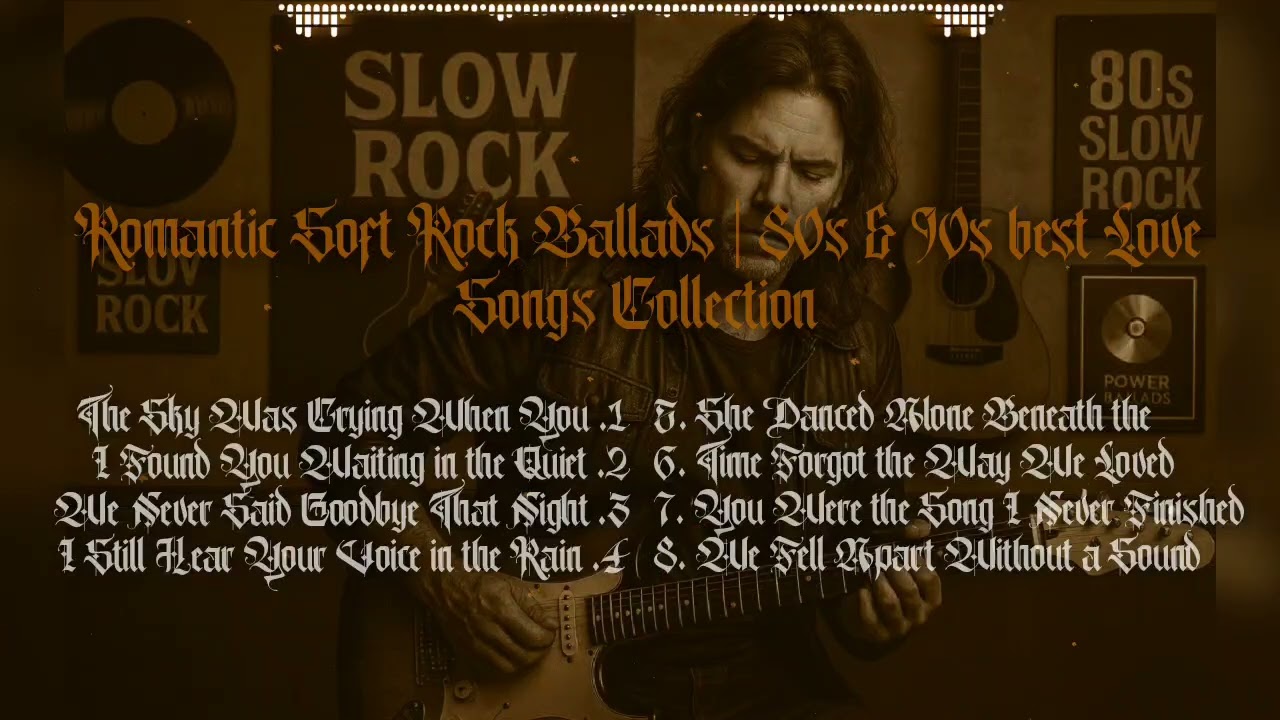 Play List - Romantic Soft Rock Ballads | 80s & 90s best Love Songs Collection