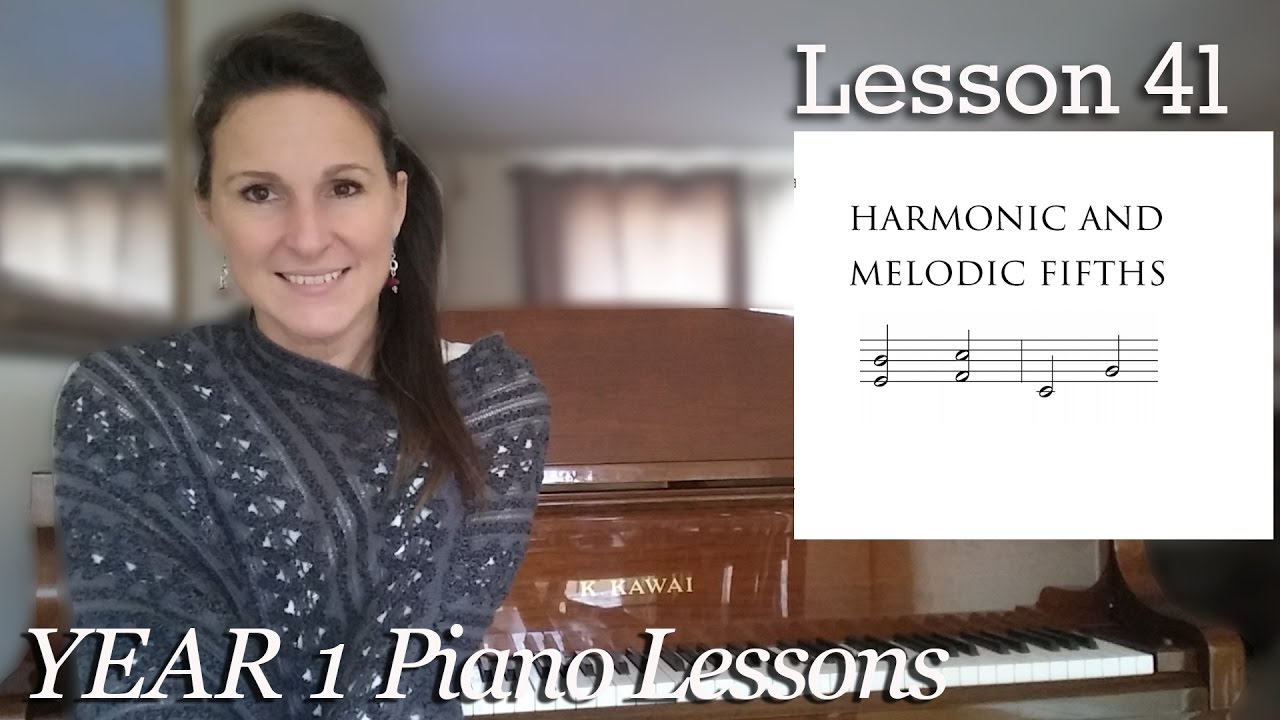 Free Beginner Piano Lessons | #41 - Fifths| [Year 1] 3- 9