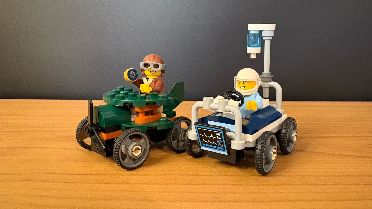 LEGO City Aeroplane vs. Hospital Bed 60459 [Unboxing Toys]