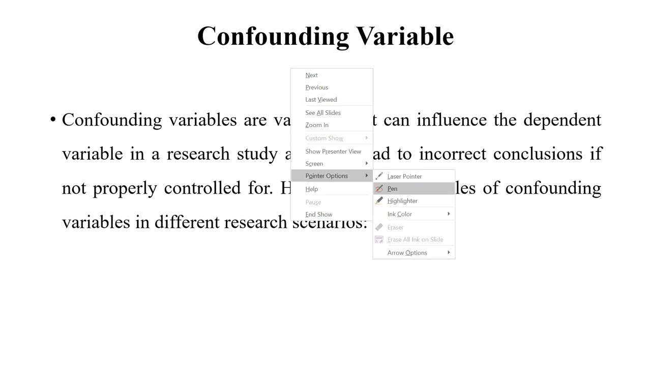 Confounding Variable