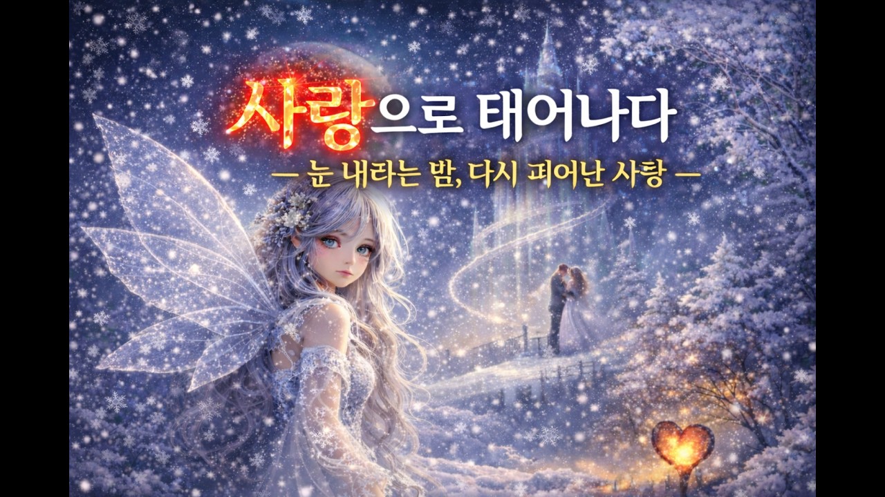 [사랑으로 태어나다] | 눈 내리는 밤, 다시 피어난 사랑 | 감성 시노래 · Emotional Poetic Song (새벽 안택상 | SeByeok An Poet)