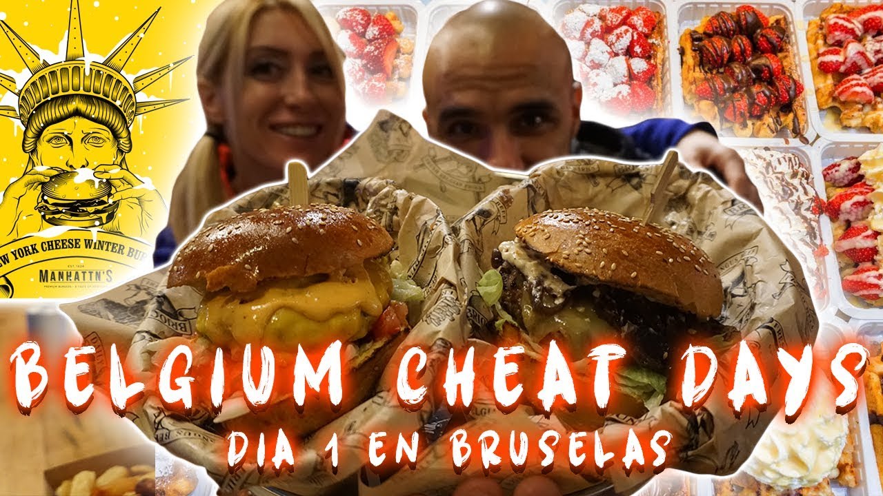 BELGIUM CHEAT DAYS / BRUSELAS DIA 1/5/ WAFFLES, BURGERS, DONUTS.../