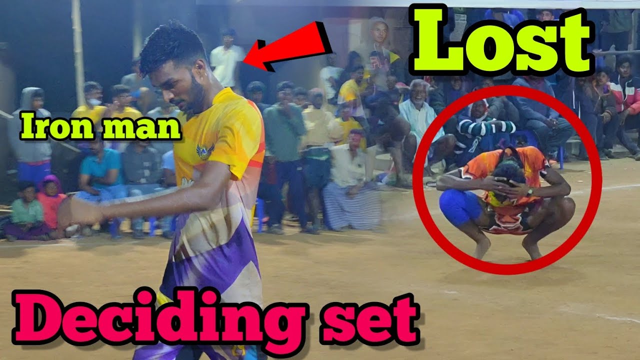 fight 😲 | deciding set 🔥 | Gayle friends vs Vellore spikers | Don't Miss it 😯 #volleyball