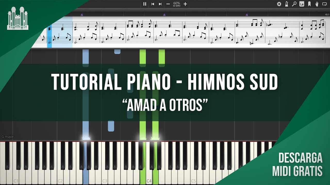 AMAD A OTROS - TUTORIAL PIANO SYNTHESIA 🎹 | HIMNOS SUD #203