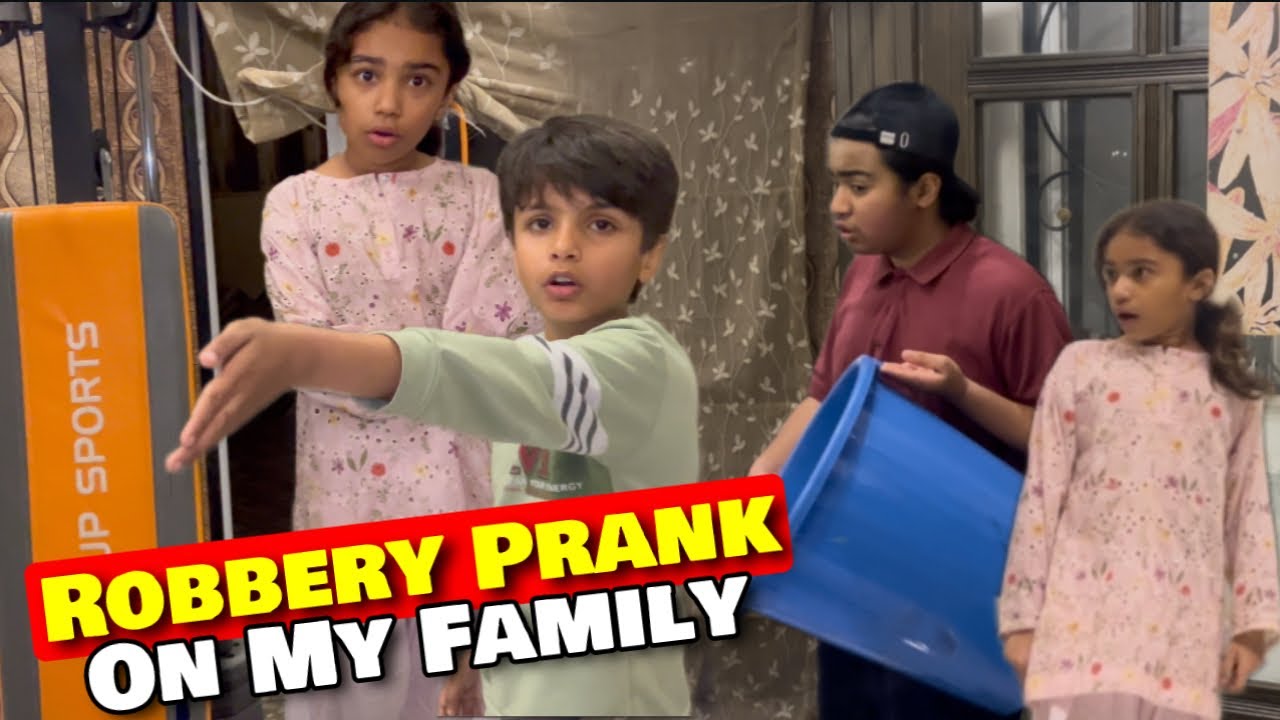 Fake Robbery Prank On My Family😂| Abeer Aur Zakaullah Ke Funny Reactions🤣