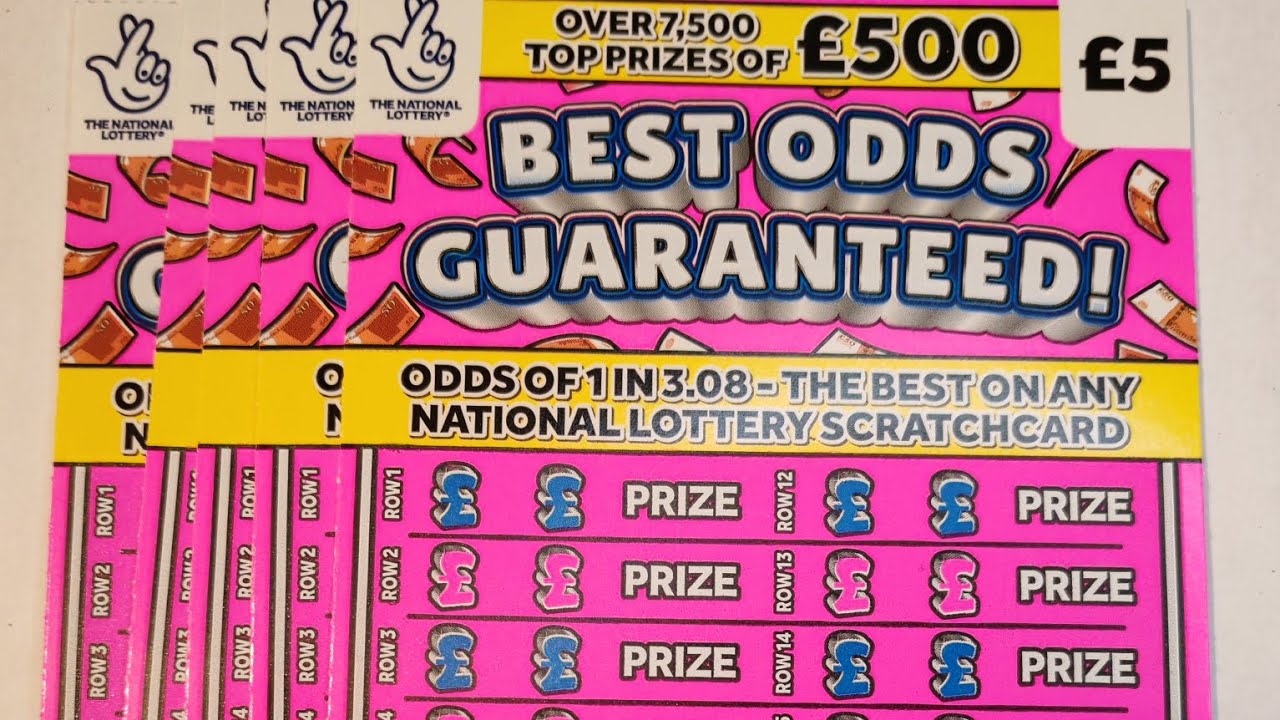 New best odds guaranteed scratch cards &pound;25 in play