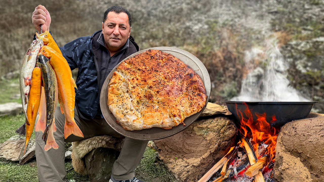 Pegamos e Assamos uma Quantidade RECORD de Peixes! 🎣🔥 Vida na Vila