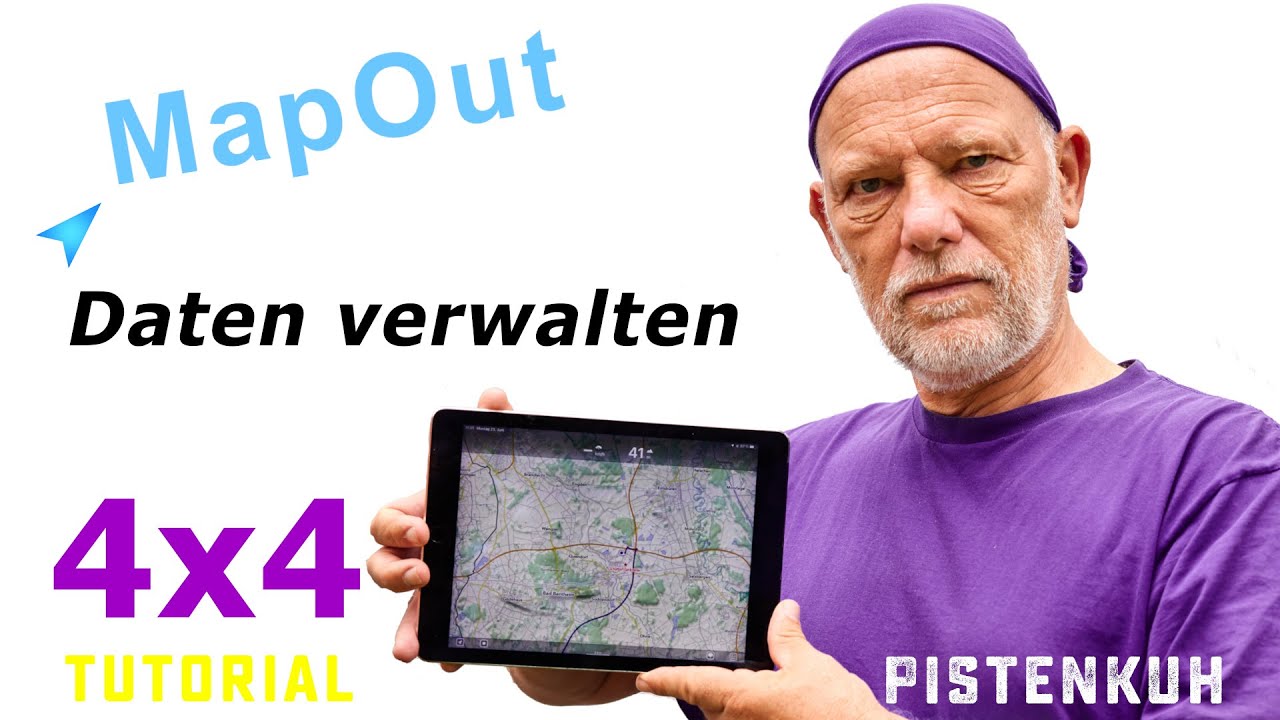 MapOut Daten und Tour verwalten