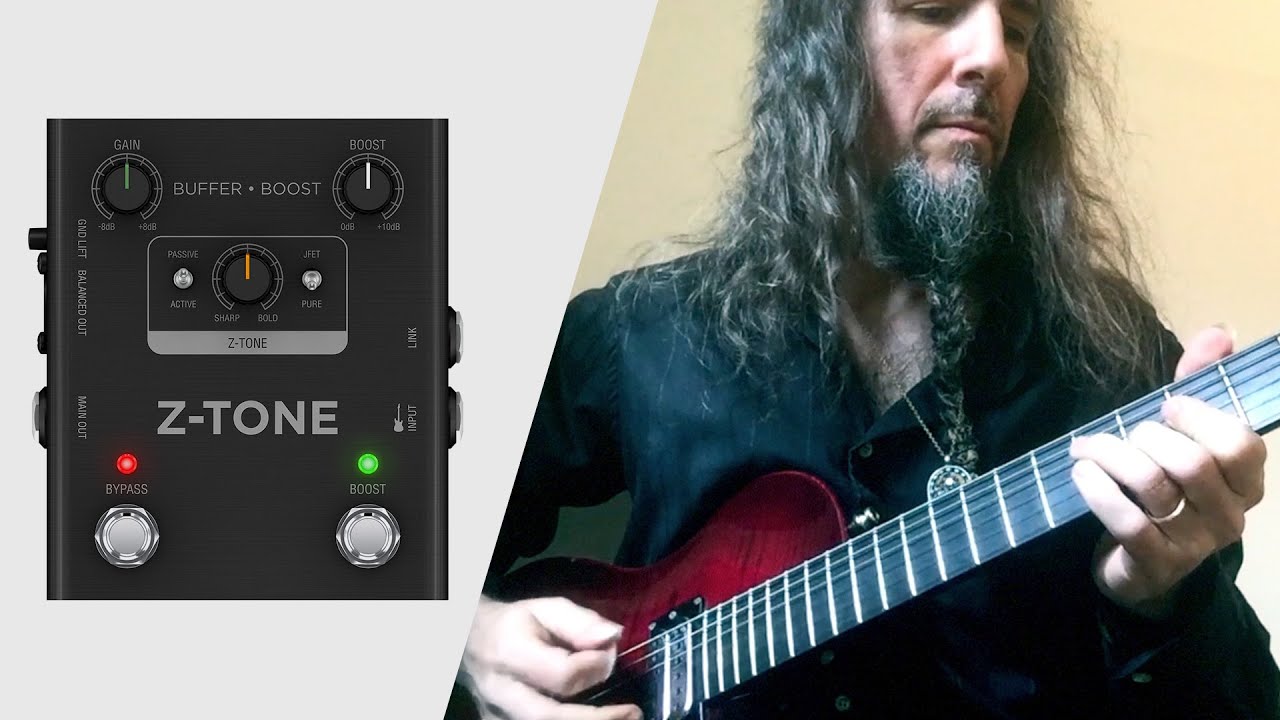 Bumblefoot demonstrates Z-Tone Buffer Boost - clean sound